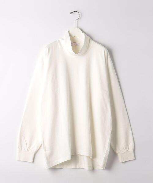 BRACTMENT（ブラクトメント）の「＜BRACTMENT（ブラクトメント）＞ハイゲージ ハイネック カットソー（Tシャツ/カットソー・メンズ・ホワイト/ブラック・38/40/36）」の6枚目の写真