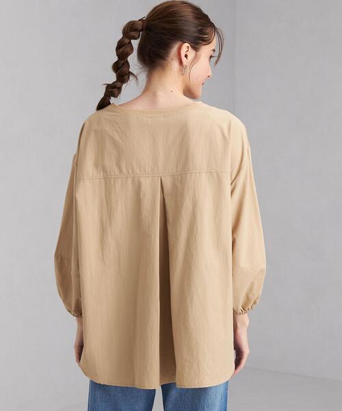 green label relaxing(グリーンレーベルリラクシング)の「フハクコンビ ボリューム スリーブ プルオーバー カットソー(Tシャツ/カットソー・レディース・ブラック/ベージュ/ライトピンク・FREE)」の17枚目の写真