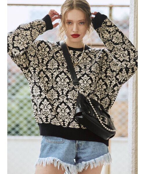 jouetie(ジュエティ)の「ライダースミニBAG(ショルダーバッグ・レディース・ブラック/ブルー/アイボリー・FREE)」の4枚目の写真