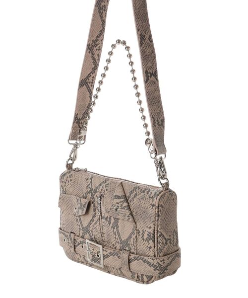 jouetie(ジュエティ)の「ライダースミニBAG(ショルダーバッグ・レディース・ブラック/ブルー/アイボリー・FREE)」の5枚目の写真