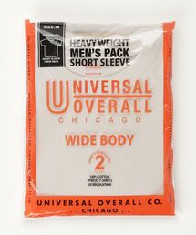 UNIVERSAL OVERALL/2Pパックワイドヘビーウェイト_ショートスリーブ UVOP-002