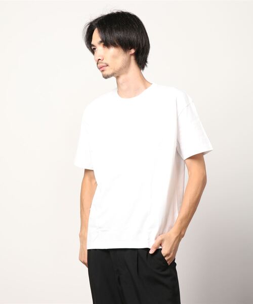 UNIVERSAL OVERALL(ユニバーサルオーバーオール)の「UNIVERSAL OVERALL/2Pパックワイドヘビーウェイト_ショートスリーブ UVOP-002(Tシャツ/カットソー・メンズ・グレー/ブラック/ホワイト・SMALL/X-LARGE/LARGE/MEDIUM)」の5枚目の写真