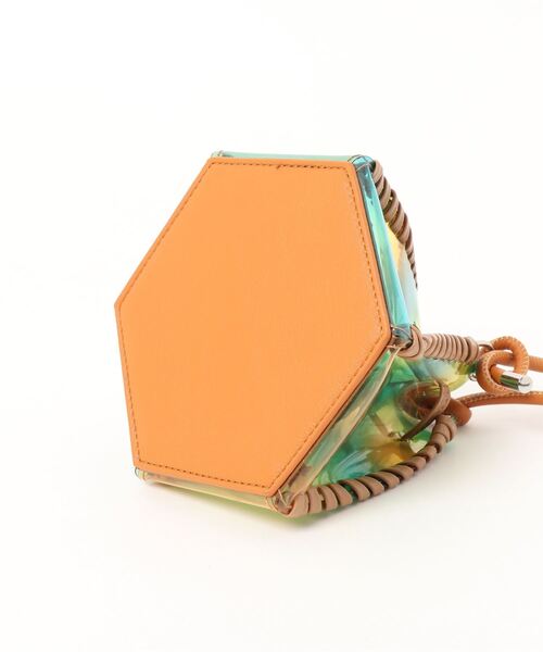 PROTCOL（プロトコル）の「【PROTCOL】ヘキサゴンPVCバッグ（ショルダーバッグ・レディース・グリーン・FREE）」の3枚目の写真