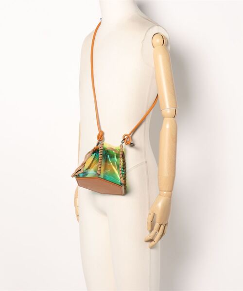 PROTCOL（プロトコル）の「【PROTCOL】ヘキサゴンPVCバッグ（ショルダーバッグ・レディース・グリーン・FREE）」の5枚目の写真