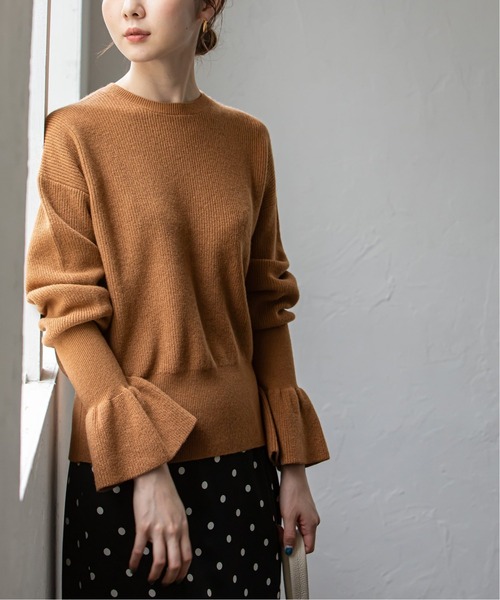 セール 袖口フリルプルオーバー ニット セーター Noble ノーブル のファッション通販 Zozotown