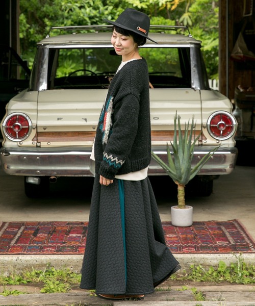 チャイハネ（チャイハネ）の「【チャイハネ】yul リーレナマキシスカート（スカート・レディース・ブラック/ベージュ/レッド/ブルー・FREE）」の10枚目の写真