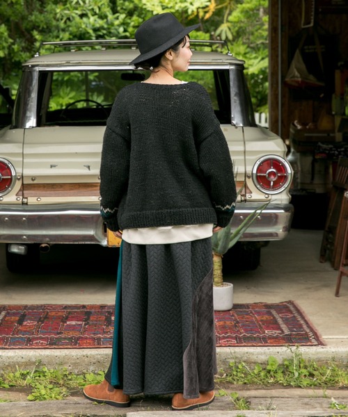 チャイハネ（チャイハネ）の「【チャイハネ】yul リーレナマキシスカート（スカート・レディース・ブラック/ベージュ/レッド/ブルー・FREE）」の11枚目の写真