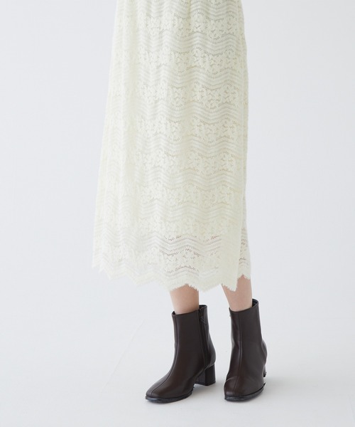 BE RADIANCE(ビーラディエンス)の「裾スカラレーススカート(スカート・レディース・アイボリー/ブルー/ピンク・FREE)」の12枚目の写真