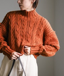 select MOCA | ハイネックループショルダーショートニット(ニット/セーター)