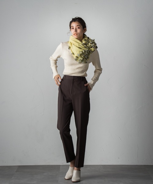 Droite lautreamont（ドロワットロートレアモン）の「≪CITRUS≫ストール C18143（ストール/ショール・レディース・イエロー・FREE）」の2枚目の写真