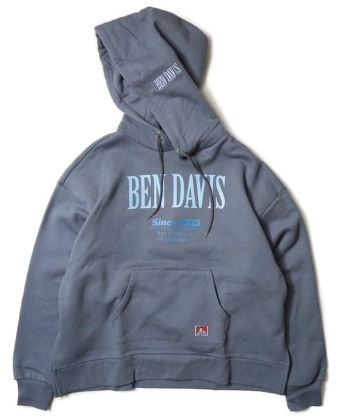 BEN DAVIS（ベンデイビス）の「《BEN DAVIS》LADIES PARKA（パーカー・レディース・ホワイト/チャコール/ワイン・LARGE/MEDIUM）」の3枚目の写真