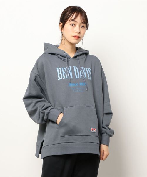 BEN DAVIS（ベンデイビス）の「《BEN DAVIS》LADIES PARKA（パーカー・レディース・ホワイト/チャコール/ワイン・LARGE/MEDIUM）」の7枚目の写真