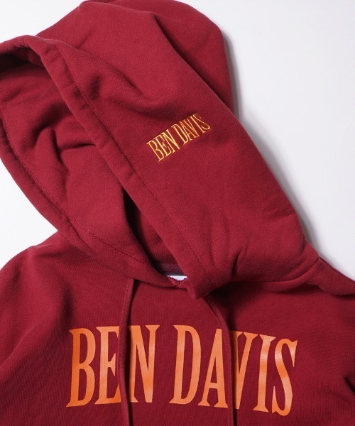 BEN DAVIS（ベンデイビス）の「《BEN DAVIS》LADIES PARKA（パーカー・レディース・ホワイト/チャコール/ワイン・LARGE/MEDIUM）」の10枚目の写真