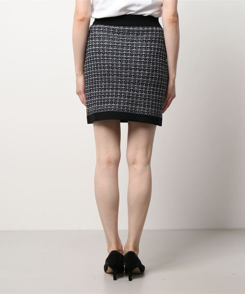 FREE'S MART（フリーズマート）の「ニットツイードミニスカート（スカート・レディース・ブラック系その他/ベージュ系その他/パープル系その他・FREE）」の5枚目の写真