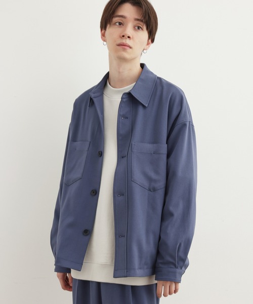 ワタ染めWポケットビッグブルゾン