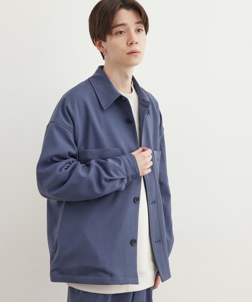JUNRED(ジュンレッド)の「ワタ染めWポケットビッグブルゾン(ブルゾン・メンズ・ブラック/オフホワイト/ブルー系その他4・S/M/L)」の11枚目の写真