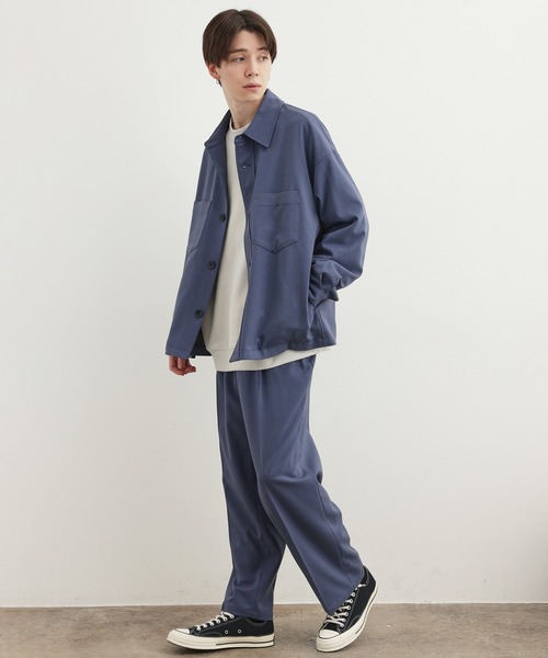 JUNRED(ジュンレッド)の「ワタ染めWポケットビッグブルゾン(ブルゾン・メンズ・ブラック/オフホワイト/ブルー系その他4・S/M/L)」の14枚目の写真