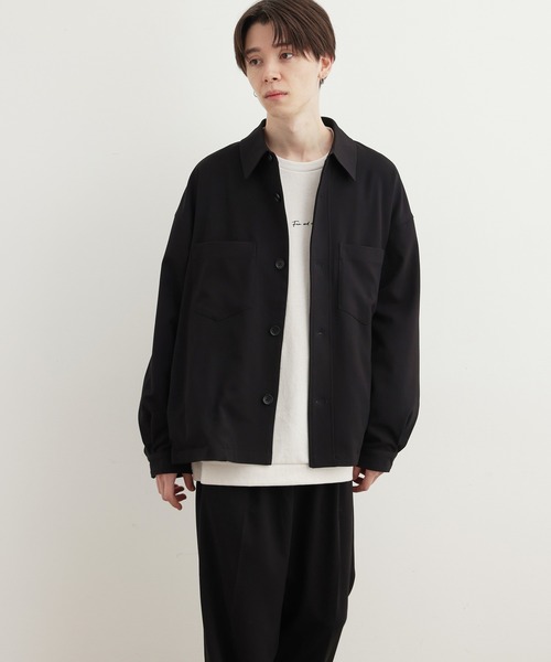 JUNRED(ジュンレッド)の「ワタ染めWポケットビッグブルゾン(ブルゾン・メンズ・ブラック/オフホワイト/ブルー系その他4・S/M/L)」の17枚目の写真