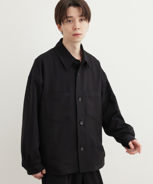 JUNRED(ジュンレッド)の「ワタ染めWポケットビッグブルゾン(ブルゾン・メンズ・ブラック/オフホワイト/ブルー系その他4・S/M/L)」の19枚目の写真