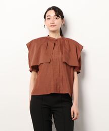 yuni | キュプラコットン　トリプルワッシャーchorus collar　ブラウス(シャツ/ブラウス)