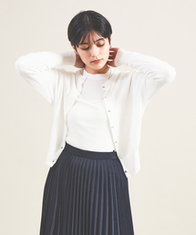 Rouge vif | 【アンサンブル対応】SI混ドロップスリーブカーディガン(カーディガン/ボレロ)