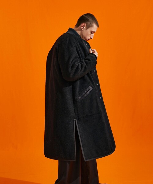 モヘアシャギー ノーカラーコート（ノーカラーコート）｜UNITED