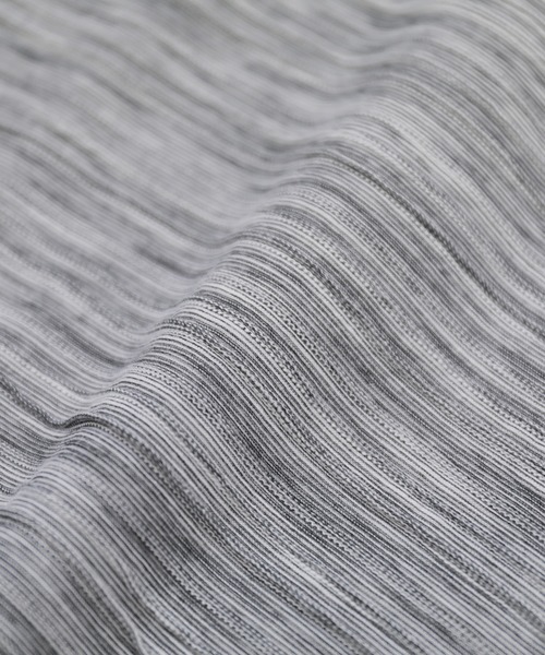 MEN'S BIGI（メンズビギ）の「スラブタック天竺 Vネックカットソー　made in japan（Tシャツ/カットソー・メンズ・ホワイト/グレー/インディゴブルー・01/02/03）」の20枚目の写真