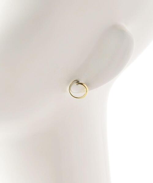 TOM WOOD（トムウッド）の「＜TOM WOOD（トムウッド）＞ MINI EAR LOOP 9K/ピアス （ピアス（両耳用））」 WEAR