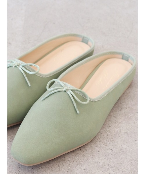 AMERICAN HOLIC(アメリカンホリック)の「バレエミュール(バレエシューズ・レディース・ブラック/グリーン/アイボリー・S/M/L)」の6枚目の写真