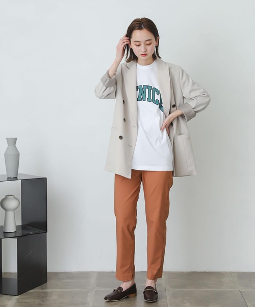 SENSE OF PLACE by URBAN RESEARCH（センスオブプレイスバイアーバンリサーチ）の「ストレッチスリムテーパードパンツ（その他パンツ・レディース・ブラック/カーキ/ピンクベージュ/ライトベージュ/ブルー/グリーン・SMALL/MEDIUM/LARGE/X-SMALL/TALL）」の13枚目の写真