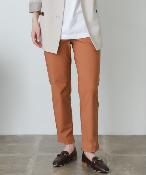 SENSE OF PLACE by URBAN RESEARCH（センスオブプレイスバイアーバンリサーチ）の「ストレッチスリムテーパードパンツ（その他パンツ・レディース・ブラック/カーキ/ピンクベージュ/ライトベージュ/ブルー/グリーン・SMALL/MEDIUM/LARGE/X-SMALL/TALL）」の6枚目の写真