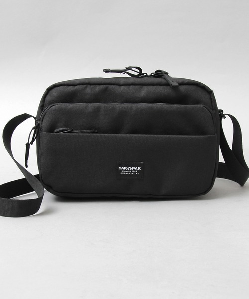 YAKPAK(ヤックパック)の「YAKPAK / ヤックパック / 撥水 600Dポリエステル / 横型 スクエアミニショルダーバッグ / white labela / ホワイトレーベル / FUNCTIONAL SHOULDER(ショルダーバッグ・メンズ・ブラック・FREE)」の11枚目の写真