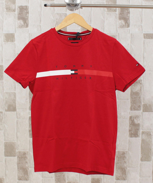 【セール】グローバルストライプチェストTシャツ GLOBAL STRIPE CHEST TEE（Tシャツ/カットソー）｜TOMMY HILFIGER（トミーヒルフィガー） 6,160円