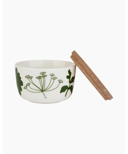 marimekko(マリメッコ)の「Elokuun Varjot / bowl 2,5dl 2pcs(食器・レディース・グリーン・FREE)」の2枚目の写真