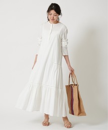 U by SPICK&SPAN | ≪追加≫はしごレースティアードドレス6◆(ワンピース)