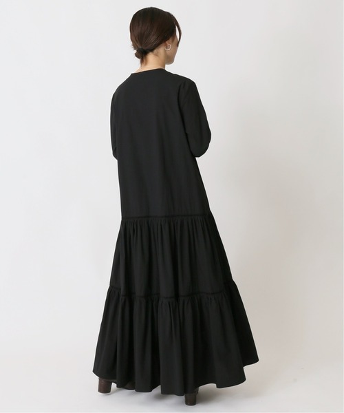 U by SPICK&SPAN(ユーバイスピックアンドスパン)の「はしごレースティアードドレス6◆(ワンピース・レディース・ホワイト/ブラック・FREE)」の4枚目の写真