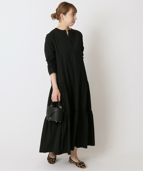 U by SPICK&SPAN(ユーバイスピックアンドスパン)の「はしごレースティアードドレス6◆(ワンピース・レディース・ホワイト/ブラック・FREE)」の5枚目の写真