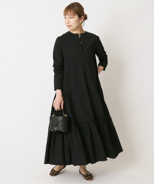 U by SPICK&SPAN(ユーバイスピックアンドスパン)の「はしごレースティアードドレス6◆(ワンピース・レディース・ホワイト/ブラック・FREE)」の6枚目の写真