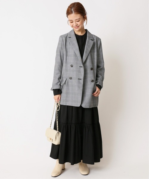 U by SPICK&SPAN(ユーバイスピックアンドスパン)の「はしごレースティアードドレス6◆(ワンピース・レディース・ホワイト/ブラック・FREE)」の12枚目の写真