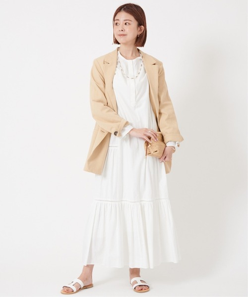 レア★新品⬛︎DEAN&DELUCA⬛︎BEAMS⬛︎割烹着ドレス⬛︎コラボ⬛︎ワンピース U by SPICK&SPAN（ユーバイスピックアンドスパン）の「はしご