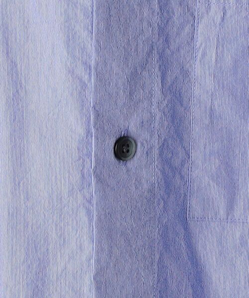 SHIPS（シップス）の「SHIPS: japan quality コットン/ナイロン コードレーン シャツブルゾン（ブルゾン・メンズ・ライトブルー/ネイビー・SMALL/MEDIUM/LARGE/X-LARGE）」の10枚目の写真