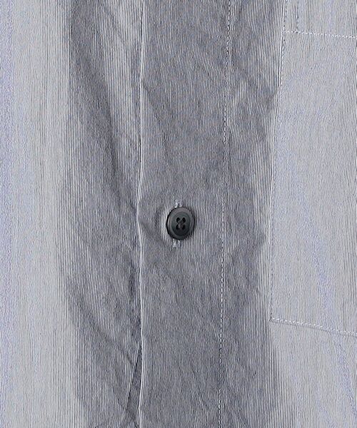 SHIPS（シップス）の「SHIPS: japan quality コットン/ナイロン コードレーン シャツブルゾン（ブルゾン・メンズ・ライトブルー/ネイビー・SMALL/MEDIUM/LARGE/X-LARGE）」の8枚目の写真