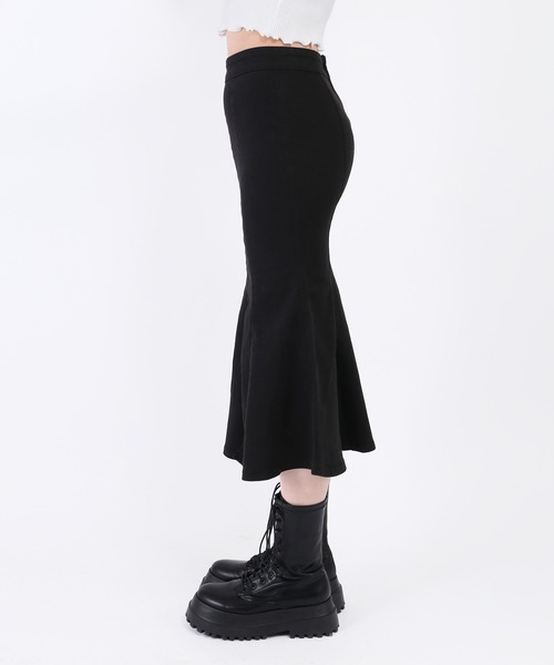 WC(ダブル シー)の「ジップマーメイドスカート(スカート・レディース・ブラック/ブルー系その他・FREE)」の4枚目の写真