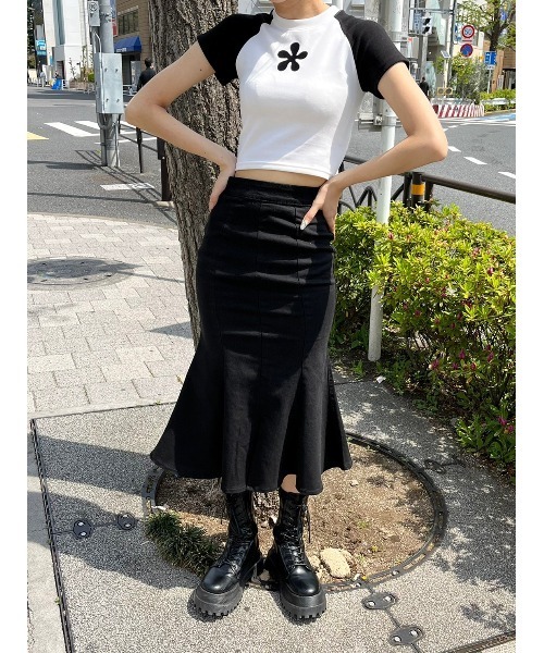 WC(ダブル シー)の「ジップマーメイドスカート(スカート・レディース・ブラック/ブルー系その他・FREE)」の12枚目の写真