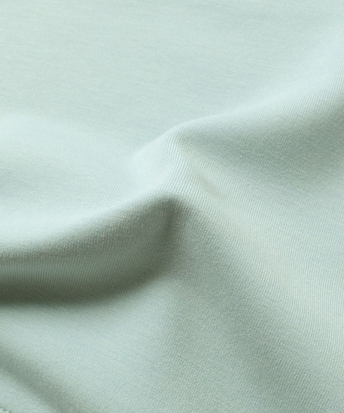 GLAZOS(グラソス)の「ダンボールニット・ドロップショルダーエンボスロゴパーカー【セットアップ対応】(パーカー・キッズ・ブラック/サックスブルー/ライム/グレー・140cm/160cm/150cm/170cm/130cm)」の14枚目の写真