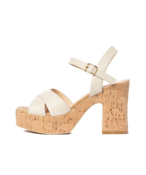 REZOY（リゾイ）の「【REZOY】スエードクロスストラップコルクサンダル（サンダル・レディース・ブラック/オレンジ/アイボリー・S/M/L）」の12枚目の写真