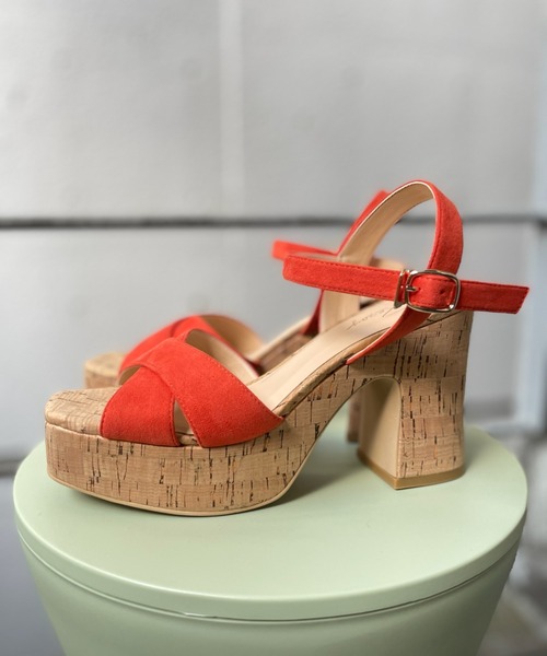 REZOY（リゾイ）の「【REZOY】スエードクロスストラップコルク