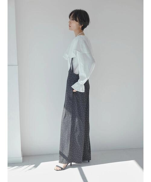 AMERICAN HOLIC（アメリカンホリック）の「キャミサロペット（サロペット/オーバーオール・レディース・ドット/ダークネイビー・L/M）」の17枚目の写真