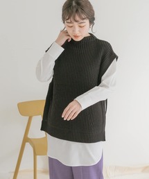 ITEMS URBANRESEARCH | フェイクレイヤードニット(ニット/セーター)