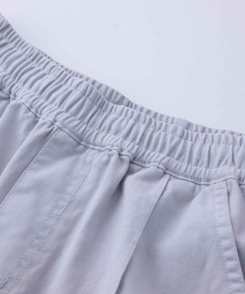 X-girl(エックスガール)の「TWILL EASY HALF PANTS(その他パンツ・レディース・ライトグレー・XS/S/M)」の3枚目の写真